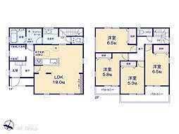 草加市旭町5丁目　新築一戸建て　全1棟
