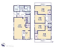 草加市両新田東町 新築一戸建て 全1棟