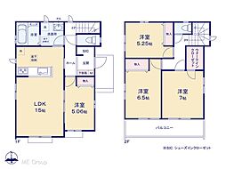 吉川市中曽根2丁目　新築一戸建て　全3棟