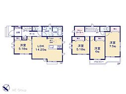 川口市上青木6丁目　新築一戸建て　全2棟