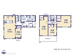 三郷市彦糸1丁目　3期　新築一戸建て　全6棟