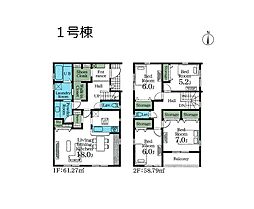 三郷市鷹野1丁目 4期 新築一戸建て 全2棟