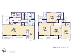 葛飾区西亀有2丁目　新築一戸建て　全1棟
