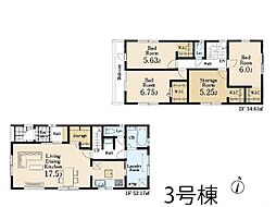 市川市大和田2丁目　新築一戸建て　全3棟