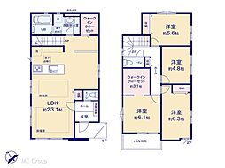 松戸市八ケ崎1丁目　18期　新築一戸建て　全2棟