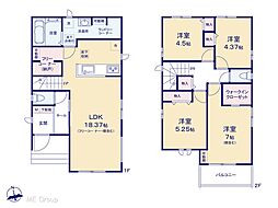 松戸市西馬橋4丁目　新築一戸建て　全2棟