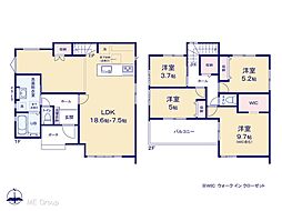 野田市山崎　25期　新築一戸建て　全4棟