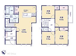 鎌ケ谷市東鎌ケ谷2丁目　新築一戸建て　全1棟