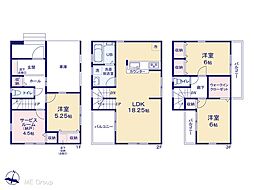 江戸川区篠崎町3丁目（篠崎駅）　4期　新築一戸建て　全5棟