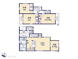 江戸川区篠崎町3丁目（篠崎駅）　4期　新築一戸建て　全5棟