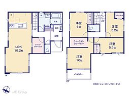 船橋市上山町3丁目　6期　新築一戸建て　全2棟