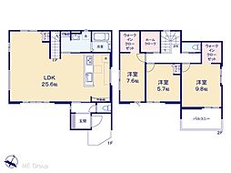 船橋市上山町3丁目　6期　新築一戸建て　全2棟