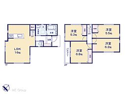 鎌ヶ谷市東道野辺3丁目 新築一戸建て 全1棟