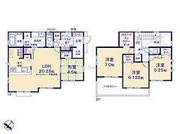 柏市加賀2丁目　新築一戸建て　全1棟