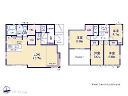 我孫子市下ヶ戸　6期　新築一戸建て　全1棟