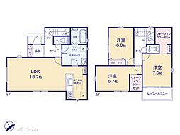 鎌ケ谷市中佐津間1丁目　23−2期　新築一戸建て　全9棟