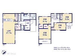 柏市しいの木台5丁目　6期　新築一戸建て　全1棟