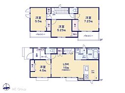 市川市国分3丁目　新築一戸建て　全5棟