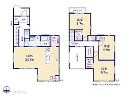 我孫子市青山台2丁目　10期　新築一戸建て　全3棟