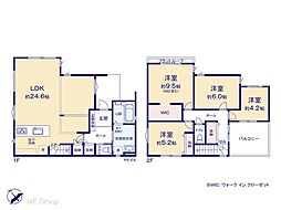 柏市花野井　22期　新築一戸建て　全1棟