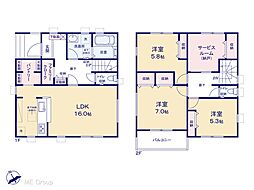 杉戸町内田4丁目　新築一戸建て　全1棟