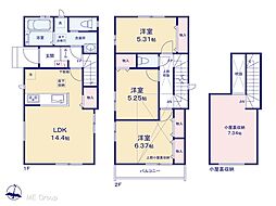 江戸川区松本1丁目 新築一戸建て 全2棟