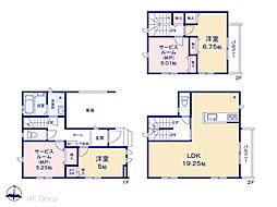 足立区保木間1丁目 新築一戸建て 全8棟