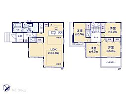 草加市谷塚上町　4期　新築一戸建て　全1棟
