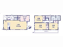 流山市加1丁目　新築一戸建て　全1棟