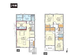 川口市北園町　1期　新築一戸建て　全2棟