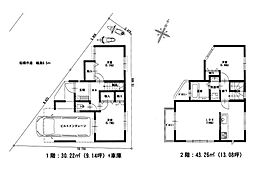 船橋市三咲2丁目　新築一戸建て　全1棟