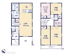 葛飾区細田4丁目　新築一戸建て　全7棟