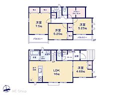 松戸市西馬橋4丁目　新築一戸建て　全3棟
