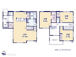 草加市稲荷6丁目　19期　新築一戸建て　全2棟