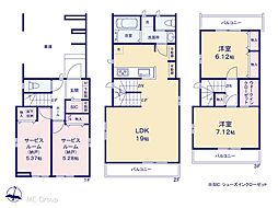 足立区花畑4丁目　新築一戸建て　全4棟