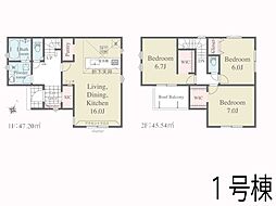 鎌ケ谷市丸山3丁目　1期　新築一戸建て　全2棟