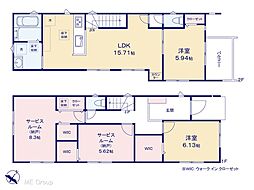 蕨市錦町4丁目　新築一戸建て　全1棟