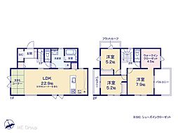 松戸市八ケ崎3丁目 新築一戸建て 全3棟