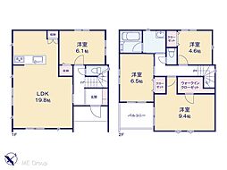 越谷市大房　新築一戸建て　全2棟