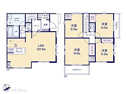 松戸市竹ケ花西町 1期 新築一戸建て 全1棟