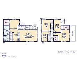 柏市光ケ丘2丁目　4期　新築一戸建て　全3棟