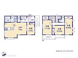 松戸市八ケ崎1丁目　新築一戸建て　全2棟
