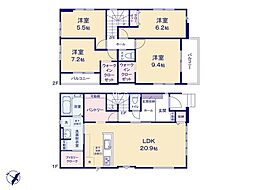 野田市中根　4期　新築一戸建て　全6棟