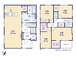 野田市中根　4期　新築一戸建て　全6棟