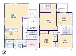 野田市中根　4期　新築一戸建て　全6棟