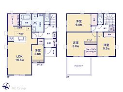 野田市木間ケ瀬　2期　新築一戸建て　全4棟
