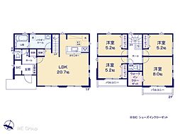 船橋市上山町3丁目　1期　新築一戸建て　全1棟
