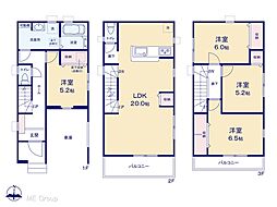 川口市西川口2丁目　新築一戸建て　全6棟