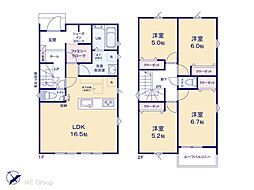 市川市下貝塚3丁目　1期　新築一戸建て　全3棟