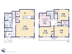松戸市樋野口　2期　新築一戸建て　全2棟